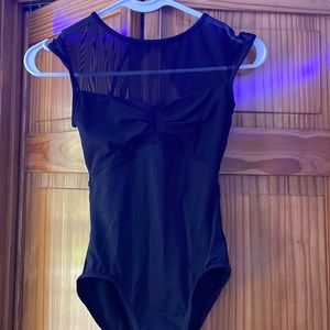 Mirella Petite black leotard